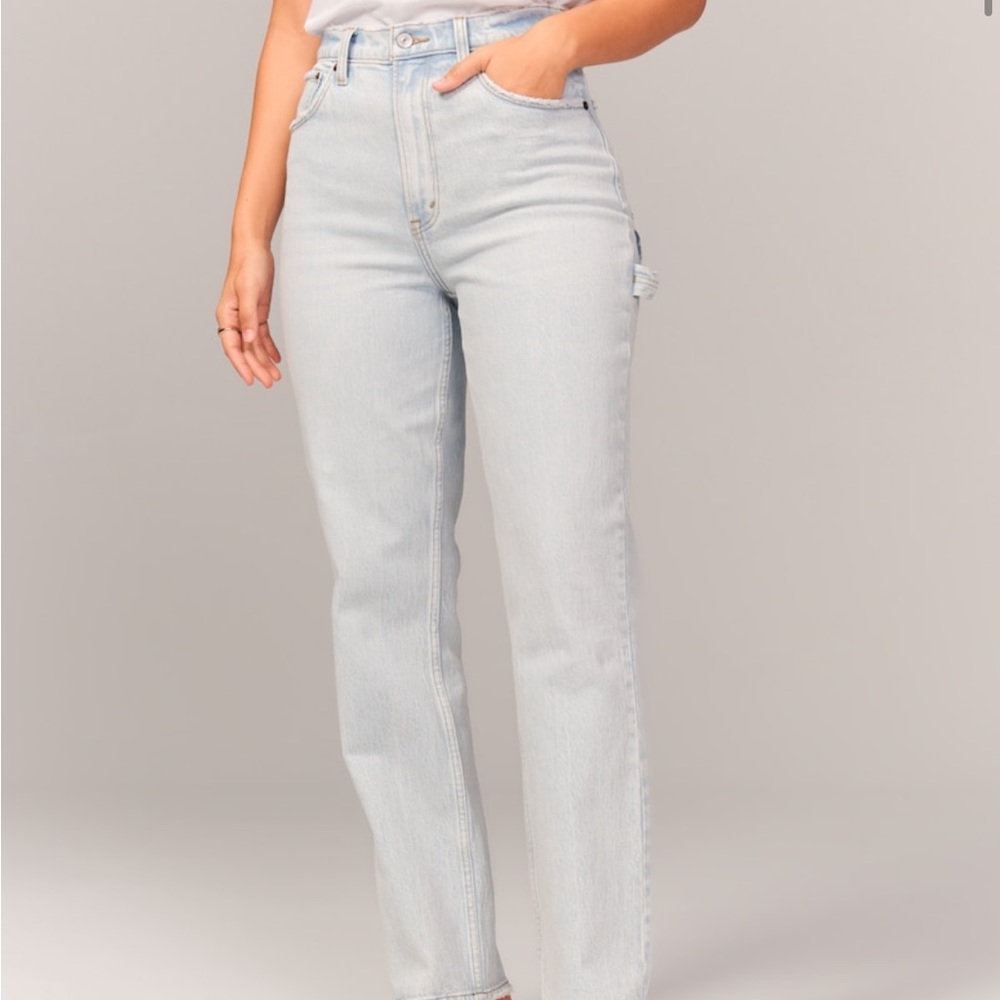 Abercrombie The 90s Straight Jeans Curve Love